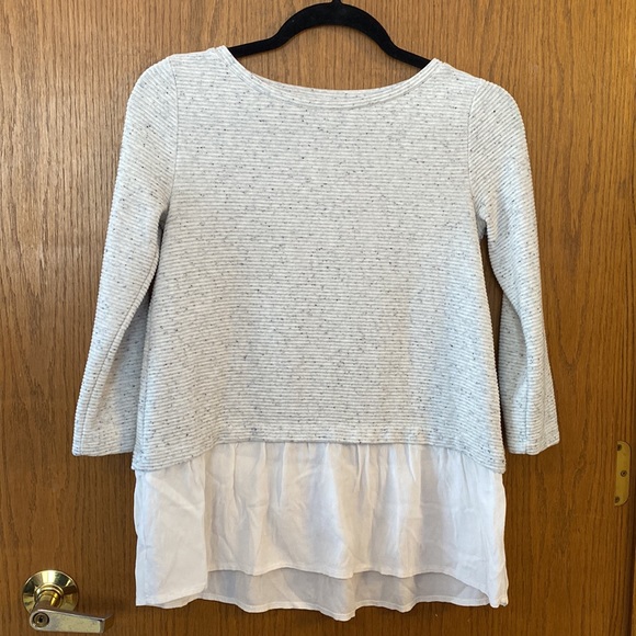 LOFT Layered Pullover Sweater Top - Picture 4 of 8